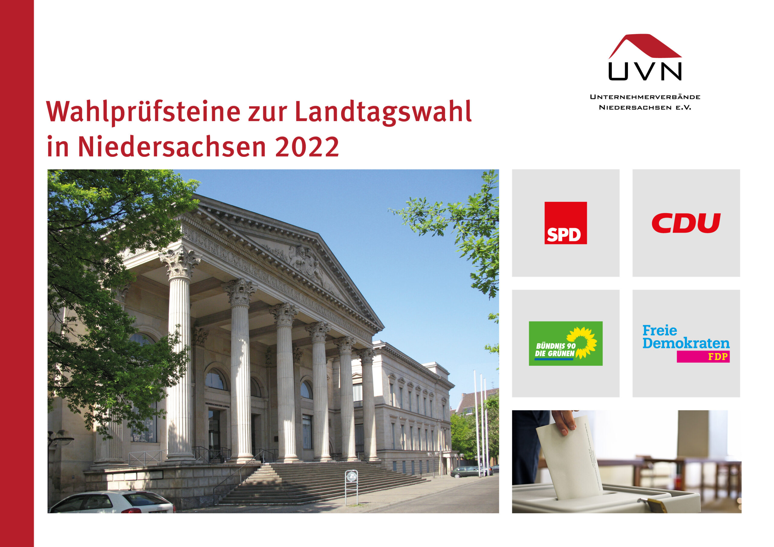 2022_UVN_Wahlprüfsteine_Cover 2022_UVN_Wahlprüfsteine_Cover
